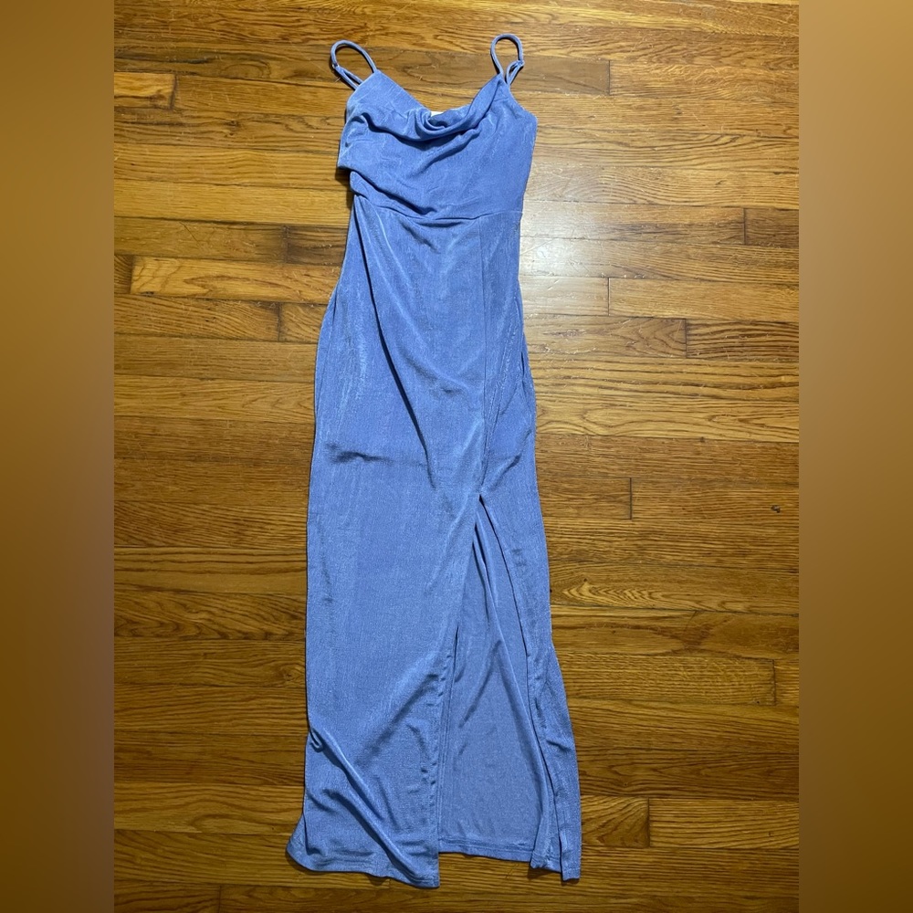 Hello Molly What’s Happening MIDI Dress Sky Blue. Sz XS